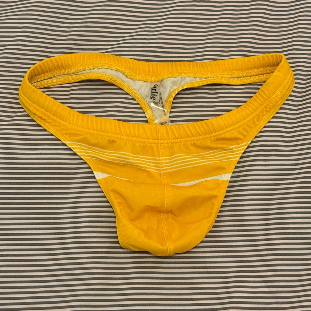 Charlie by MZ Yellow Swim Thong
